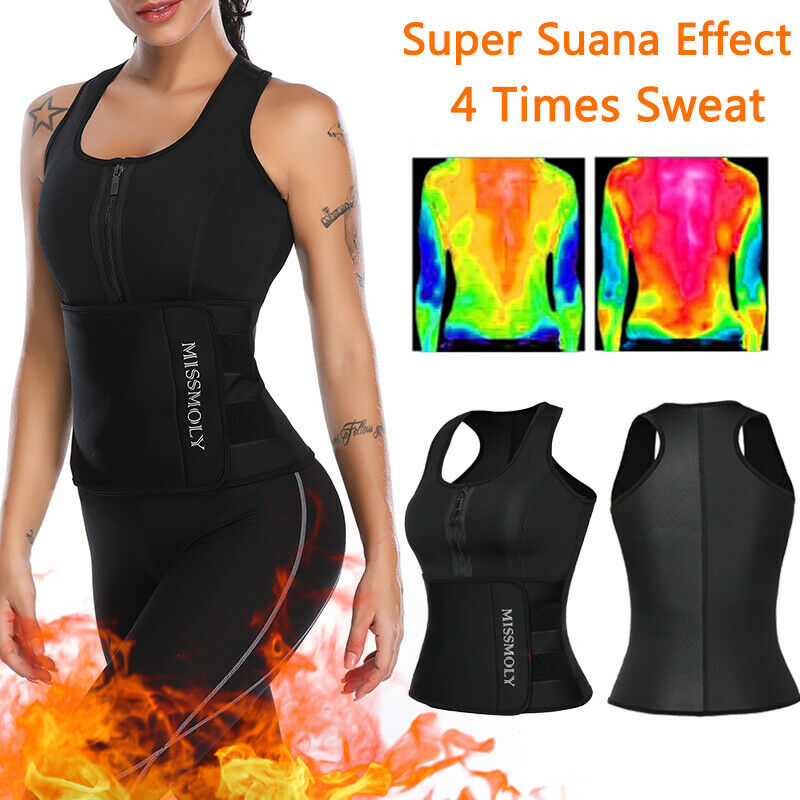 Waist Trainer Vest Gym Slimming Adjustable Sauna Sweat Belt Body Shaper