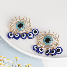 Load image into Gallery viewer, Gorgeous Fashion women Evil Eye Earrings ships from china