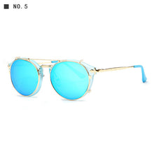 Load image into Gallery viewer, Metal Sunglasses Round Ladies Outdoor Sunglasses Sets Anti-UV Glasses