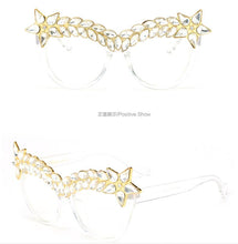 Load image into Gallery viewer, Oversized Luxury Cat Eye Diamond Sunglasses Rhinestone Bling Shades