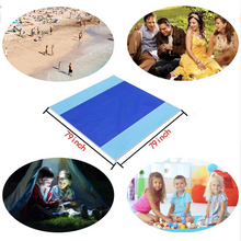 Load image into Gallery viewer, Sand Free Beach Mat, Sand Proof Mat is Easy to Clean and Dust Prevention