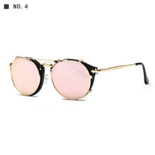 Load image into Gallery viewer, Metal Sunglasses Round Ladies Outdoor Sunglasses Sets Anti-UV Glasses