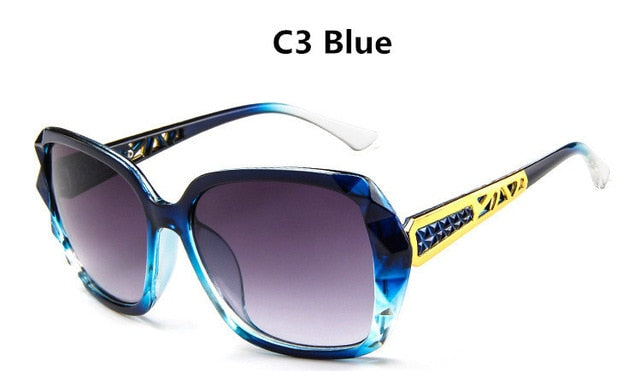 Oversized Square Sunglasses Women UV400