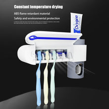 Load image into Gallery viewer, Antibacteria UV Light Toothbrush Sterilizer Automatic Toothpaste Dispenser - MomProStore 