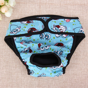 Dog Physiological Pants Diaper  Sanitary Washable Panties XS-XXL