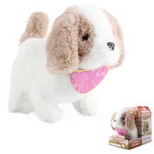 Load image into Gallery viewer, Soft Huggable Interact Simulation Plush Dog Walking Barking