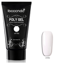 Load image into Gallery viewer, 30ML Polygel Nail Acrylic Poly Gel Pink White Clear Crystal