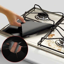 Load image into Gallery viewer, Reusable Liner Mat 4pcs Glass Fiber Gas Stove Protectors Reusable - MomProStore 