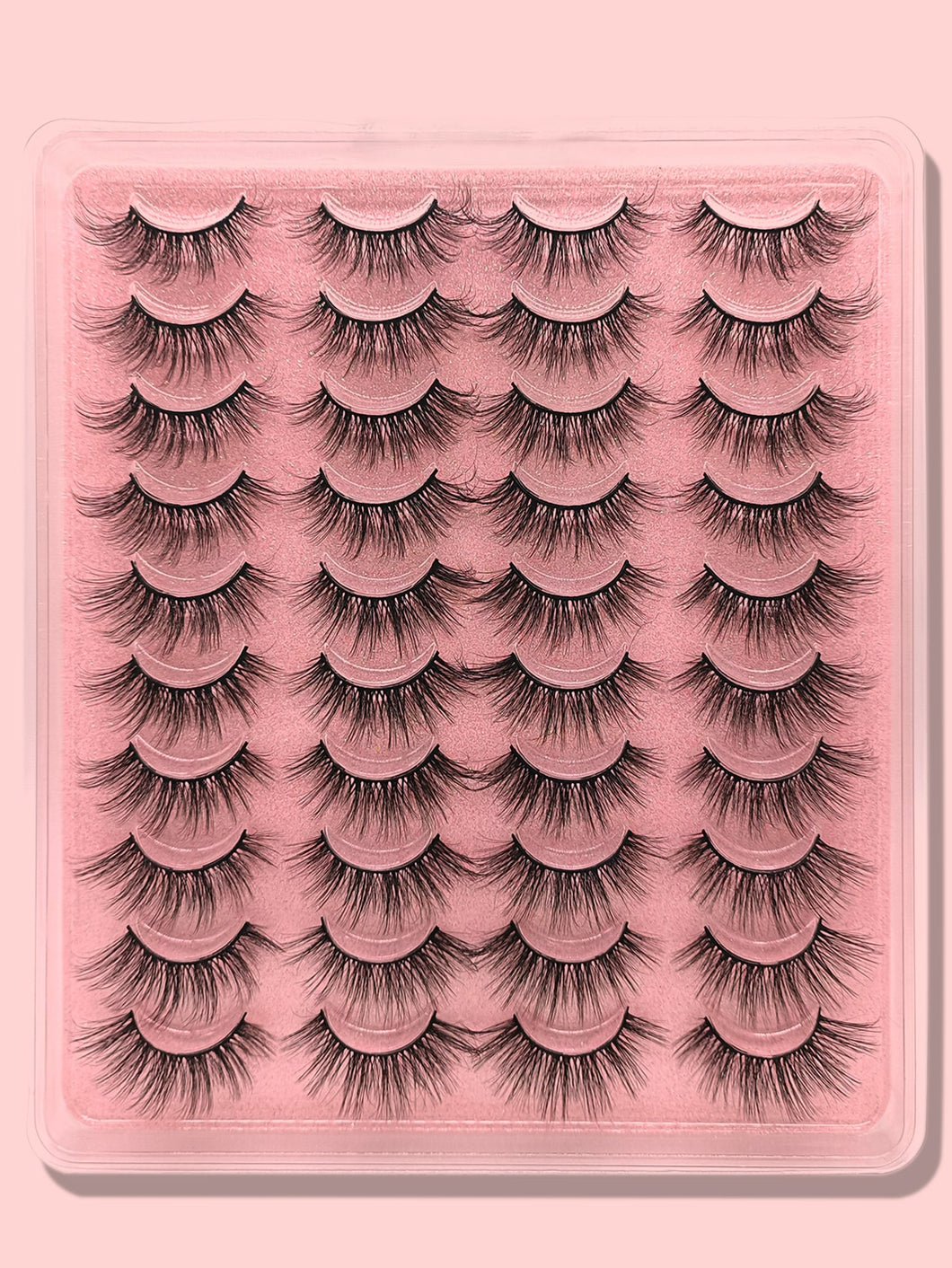 20pairs Cat Eye False Eyelashes