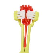 Load image into Gallery viewer, Three Sided Pet Toothbrush - MomProStore 