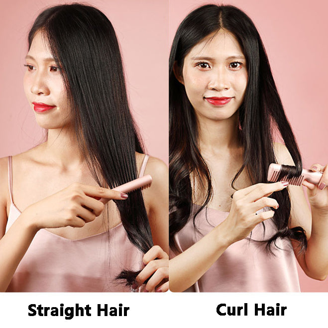 2 In 1 Wireless Hair Straightening Comb