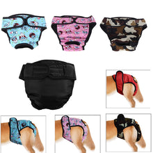 Load image into Gallery viewer, Dog Physiological Pants Diaper  Sanitary Washable Panties XS-XXL