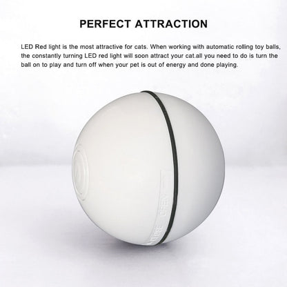 Led USB Smart Rolling Ball Pet Toy For Cats & Dogs - MomProStore 