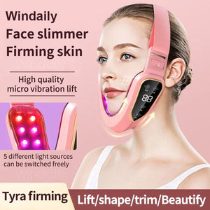 Facial Lifting Device LED Photon Therapy Double Chin V Face Shaped Cheek Lift