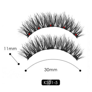 Waterproof Magnetic Liquid Eyeliner Magnetic False Eyelashes & Tweezer Set - MomProStore 