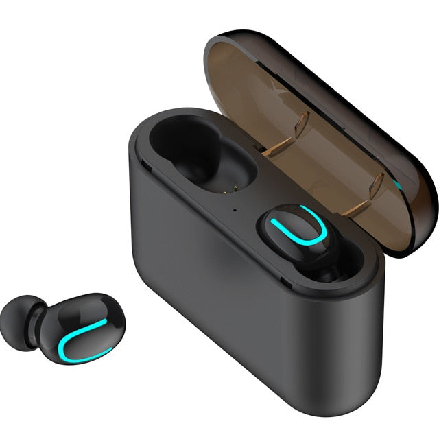 Waterproof IPX5 TWS Wireless Headphones Bluetooth Sports Earbuds - MomProStore 