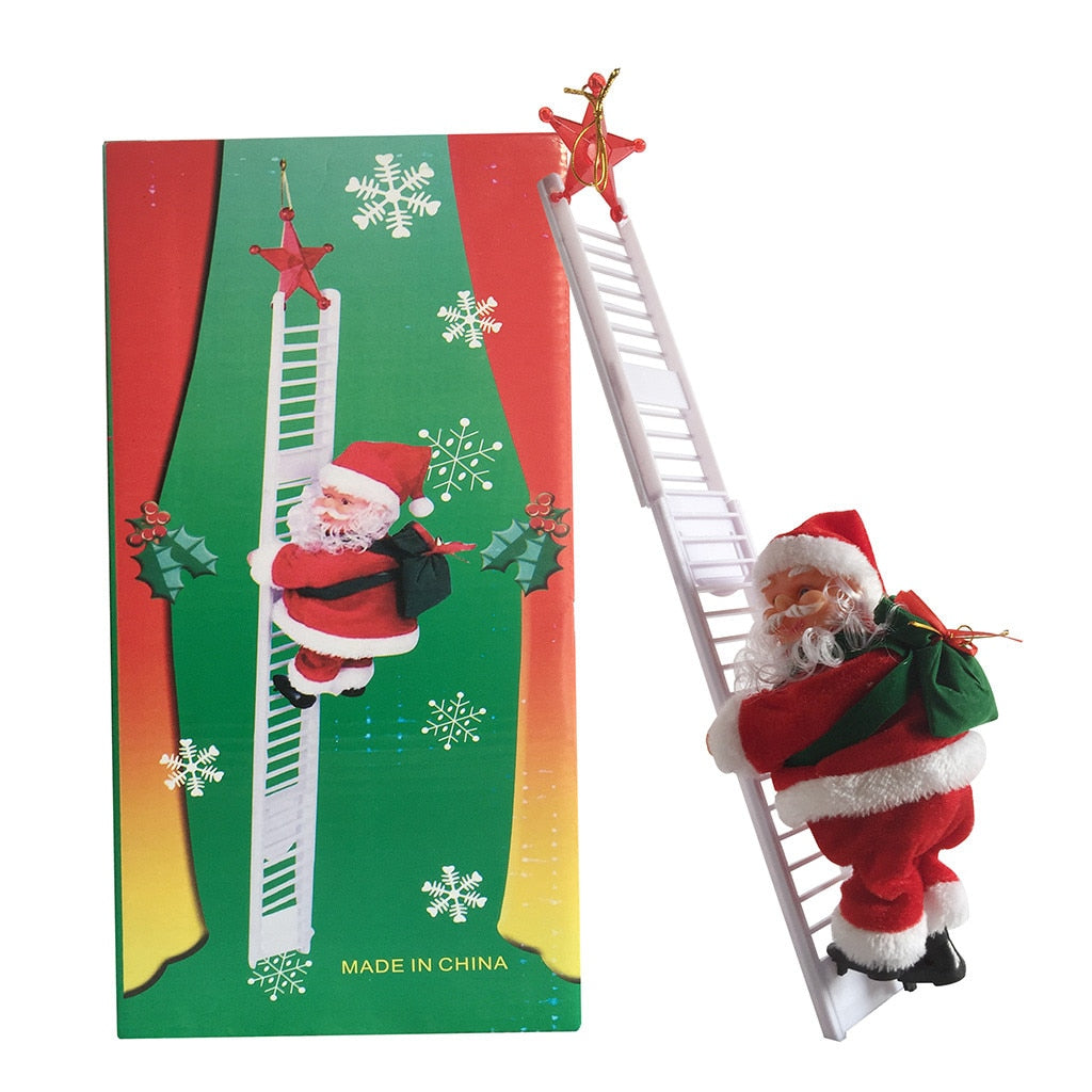 Climbing & Singing Santa Claus Electric Ladder – MomProStore