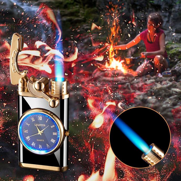 Lighter With Magical Electric Watch