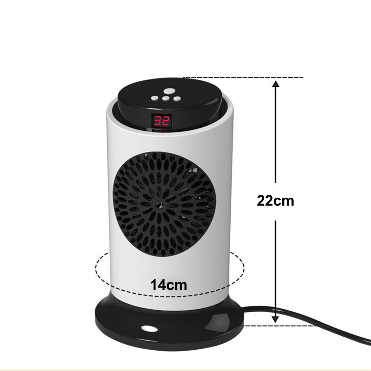 Portable Dual Use Ceramic Power Electric Heater & Fan - MomProStore 