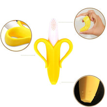 Load image into Gallery viewer, Baby Silicone Teether Training Toothbrush BPA