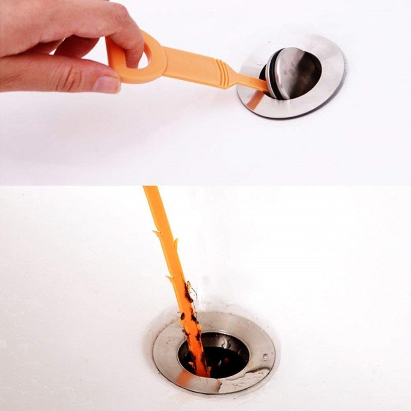 Multi-tooth drain snake Drain Cleaner Sticks Kitchen Toilet Bathtub Sewage