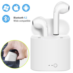 Mini Wireless Bluetooth Earbud Headset With Charging Box - MomProStore 