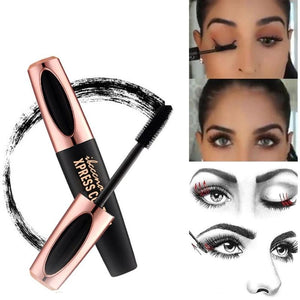 Waterproof Natural Plant Formula Mascara 4D Silk Fiber Lash Eyelash Extension - MomProStore 