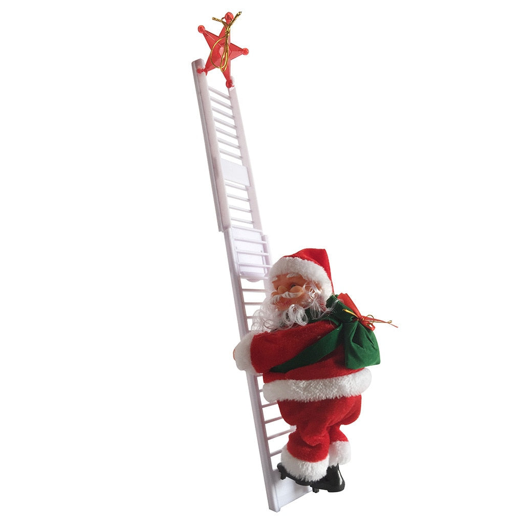 Climbing & Singing Santa Claus Electric Ladder – MomProStore