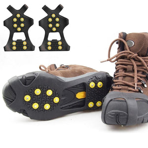 Anti Slip Snow Shoe Spikes For Winter & Outdooe Climbing & Hiking - MomProStore 