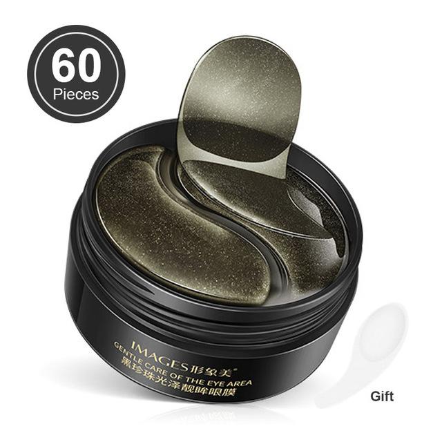 Black Gold Pearl Collagen Mask Natural Moisturizing Gel Eye bag 60 patches - MomProStore 