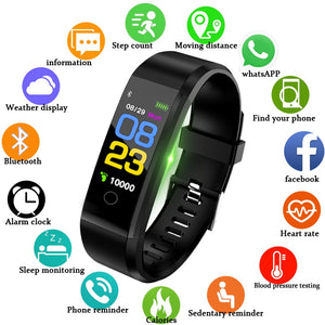 Sport Smart Watch Fitness Tracker Heart Monitor - MomProStore 