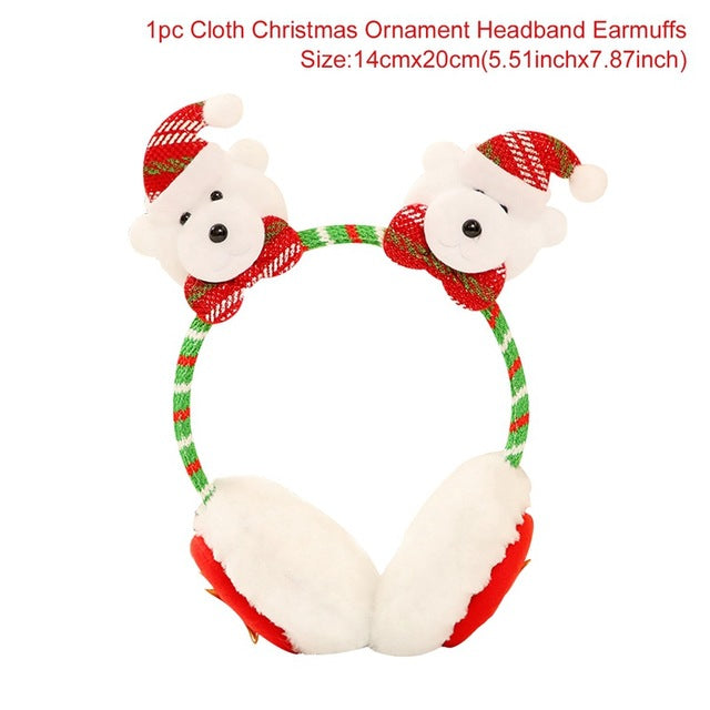 Kids Christmad Headbans Santa Claus Snowman Christmas Gift - MomProStore 