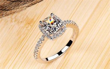 Bridal Wedding Ring 925 Sterling Silver Rings - MomProStore 