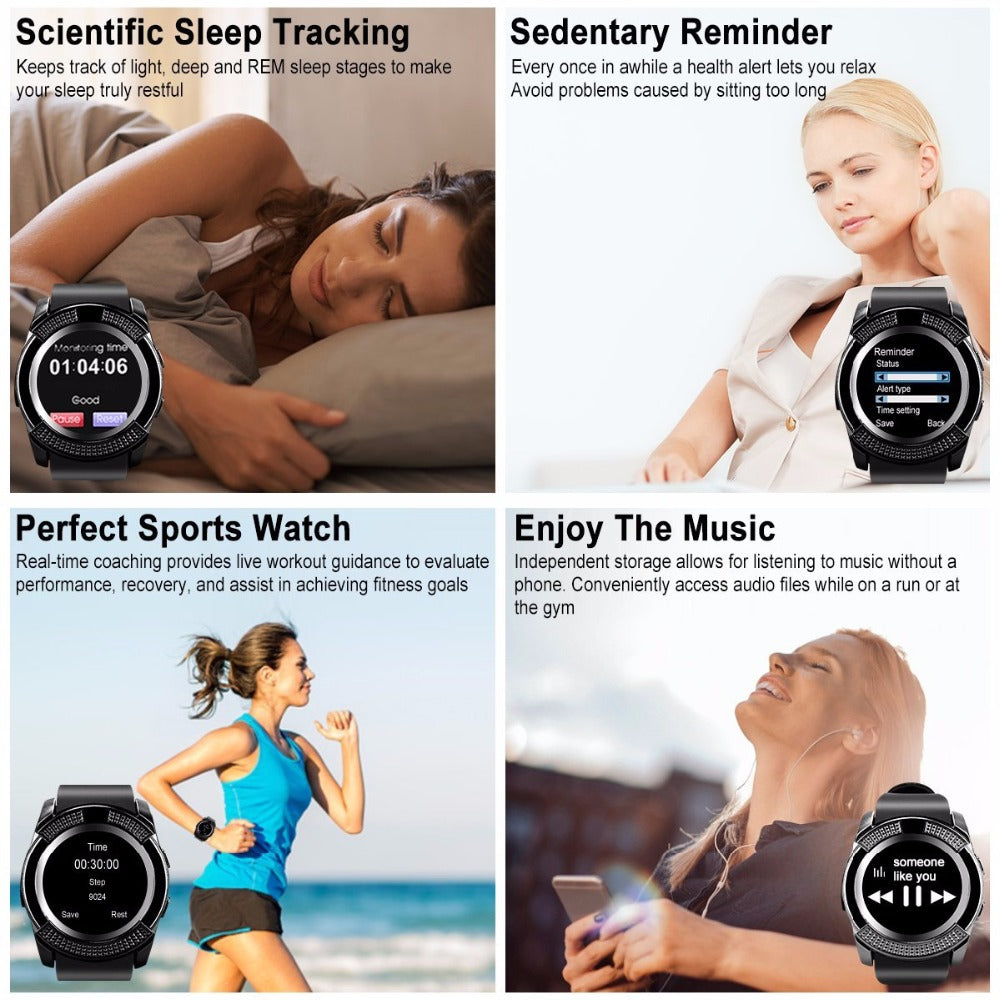 Sport Calling Smart Watch Bluetooth w Sim Slot - MomProStore 