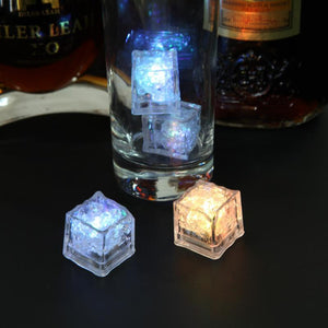 12 Pcs Glowing Luminous  LED Ice Cubes - MomProStore 