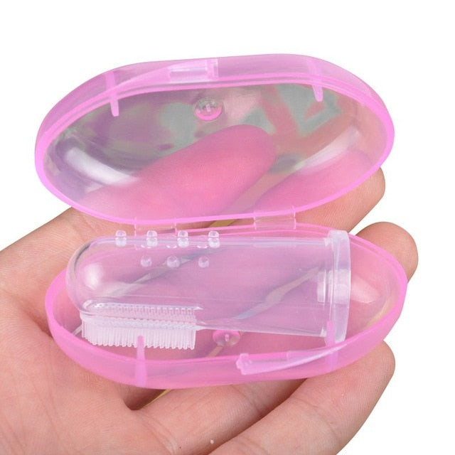 Cute Baby Finger Toothbrush With Box - MomProStore 