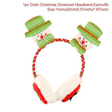 Load image into Gallery viewer, Kids Christmad Headbans Santa Claus Snowman Christmas Gift - MomProStore 