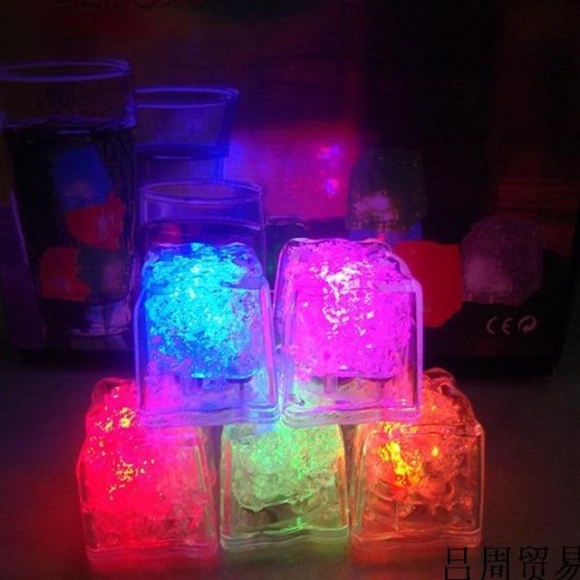 12 Pcs Glowing Luminous  LED Ice Cubes - MomProStore 