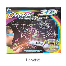 Load image into Gallery viewer, 3D Drawing Tablet illuminated Writing Board for Kids - MomProStore 