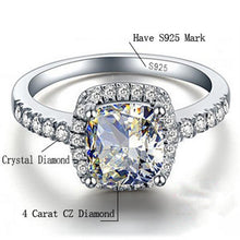 Load image into Gallery viewer, Bridal Wedding Ring 925 Sterling Silver Rings - MomProStore 