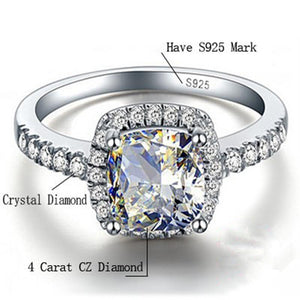 Bridal Wedding Ring 925 Sterling Silver Rings - MomProStore 