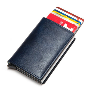 Personalized RFID wallet for men with card holder and aluminum box