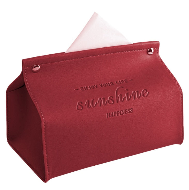 Leather Tissue Box Car Home Living Room Decoration