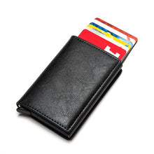 Load image into Gallery viewer, Personalized RFID wallet for men with card holder and aluminum box