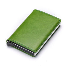 Load image into Gallery viewer, Personalized RFID wallet for men with card holder and aluminum box