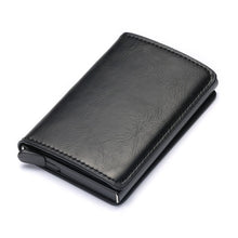 Load image into Gallery viewer, Personalized RFID wallet for men with card holder and aluminum box