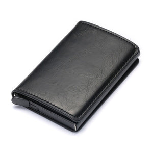 Personalized RFID wallet for men with card holder and aluminum box