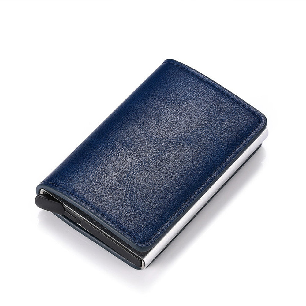 Personalized RFID wallet for men with card holder and aluminum box