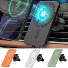 Load image into Gallery viewer, 15w Magnetic Car Wireless Charger