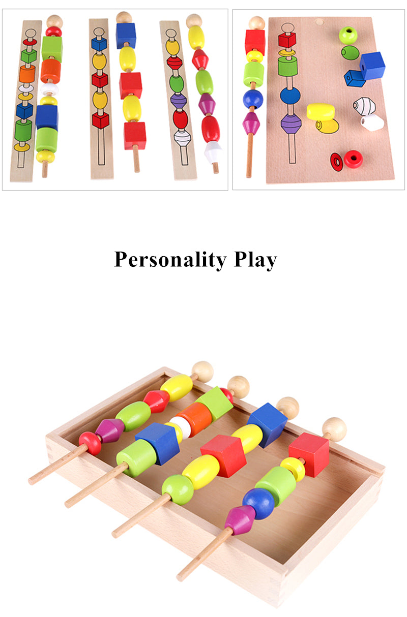 Montessori Wooden Educational Toys Stick Shape - MomProStore 